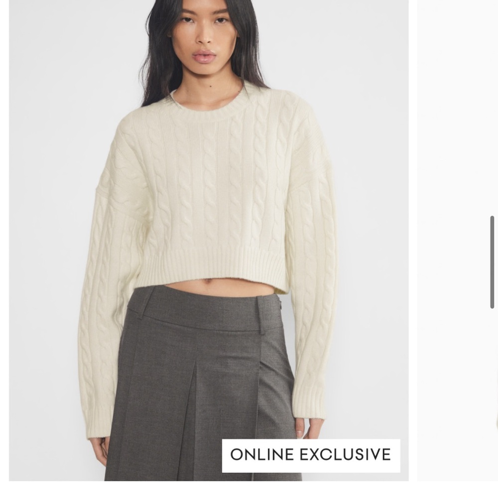 Sunday best Peggy cropped sweater